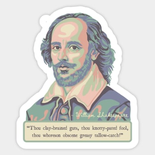Shakespeare Insult Sticker